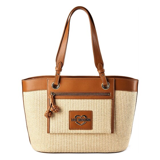 Love Moschino Straw Chic Bolsa de compras 37 cm