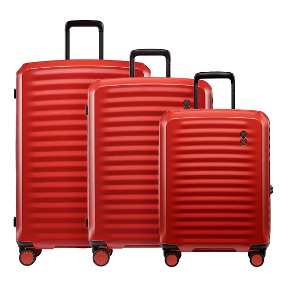 Echolac Oxygen 4 ruedas Juego de maletas 3 piezas con pliegue de expansión