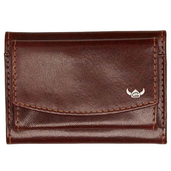 Golden Head Billetera Colorado de cuero RFID 9,5 cm