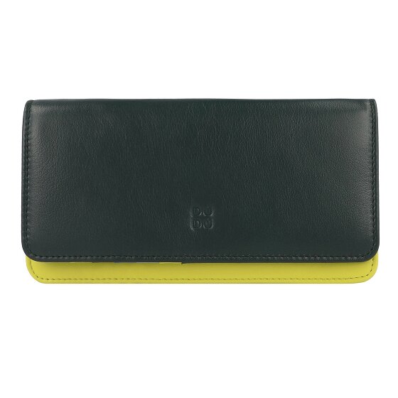 DuDu Billetera de cuero RFID 17,5 cm
