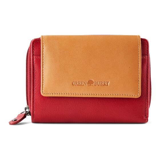 Greenburry Nappa Cartera Protección RFID Piel 14 cm