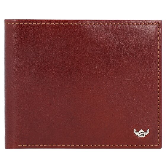 Golden Head Billetera Colorado de cuero RFID 11 cm