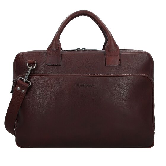 Plevier Vintage Larry Maletín Piel 40 cm Compartimento para el portátil