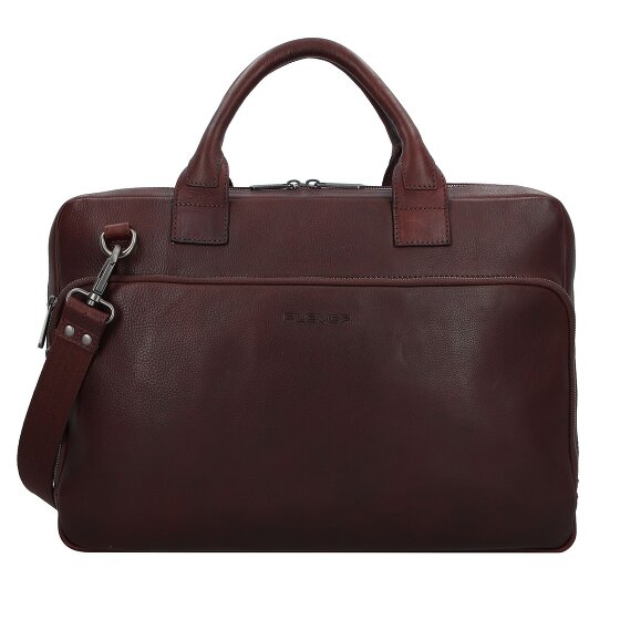 Plevier Vintage Larry Maletín Piel 40 cm Compartimento para el portátil