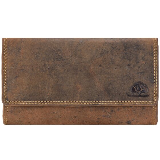 Greenburry Vintage Camarero Bolsa Cartera Cuero 18 cm