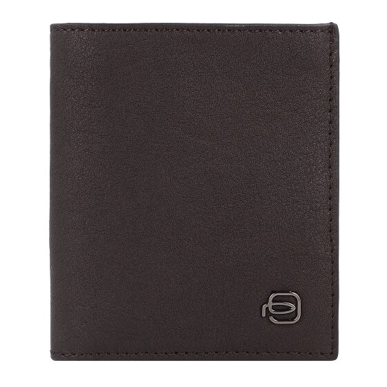 Piquadro Black Square Estuche para tarjetas de crédito Protección RFID Piel 9 cm