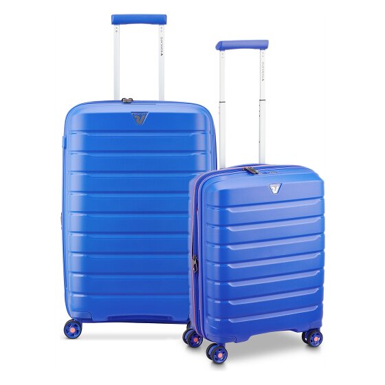 Roncato B-Flying 4 ruedas Juego de maletas 2 piezas con pliegue de expansión