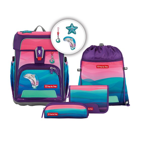 Step by Step Cloud Ocean Juego de mochilas escolares