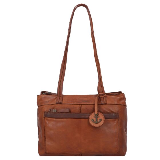 Harbour 2nd Urban Poets Zea Bolsa de compras Piel natural 33 cm