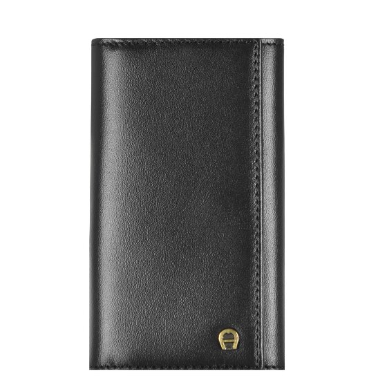AIGNER Estuche para llaves Daily Basic de cuero de 6 cm