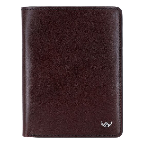Golden Head Billetera Colorado de cuero RFID 10 cm