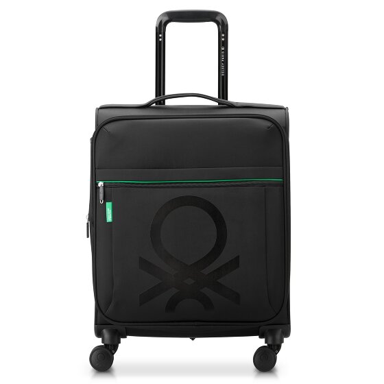 Delsey Paris x Colours Benetton Color Block Trolley de cabina de 4 ruedas 55 cm con pliegue extensible