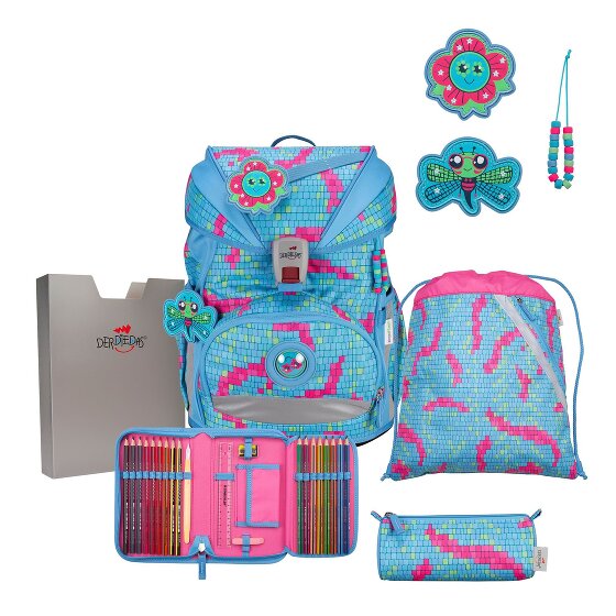 DerDieDas Juego de mochilas escolares Ergoflex Superlight 5pcs.