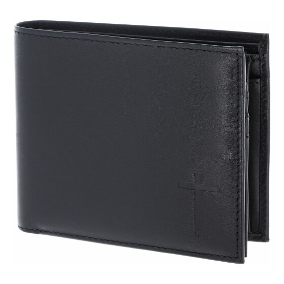 oxmox Leather Cartera Bloqueo RFID Piel natural 12 cm