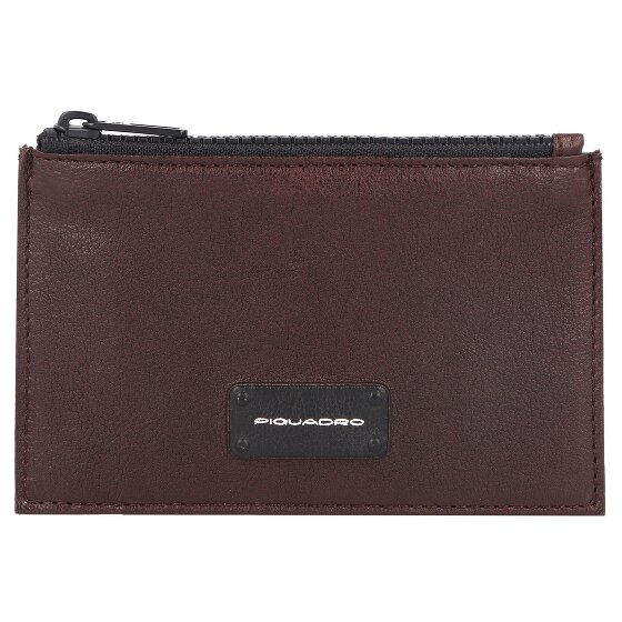 Piquadro Estuche para tarjetas de crédito Harper de cuero 12 cm