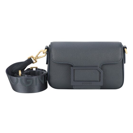 Bogner Pontresina Neve Nera Bolsa de hombro Piel 19 cm