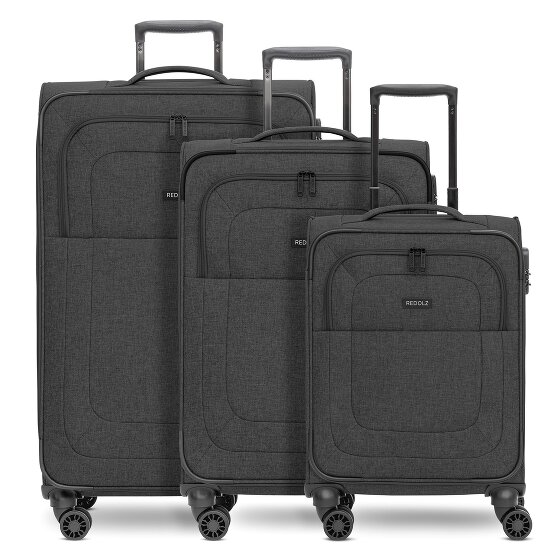 Redolz Essentials 12 THREE SET 4 ruedas Set de maletas 3 piezas Con fuelle expandible