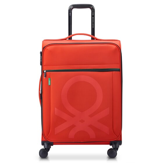 Delsey Paris x United Colors of Benetton Colour Bock Trolley de 4 ruedas 67 cm con pliegue extensible