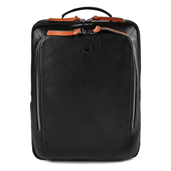 Braun Büffel Novara Mochila de negocios Piel natural 40 cm Compartimento para laptop