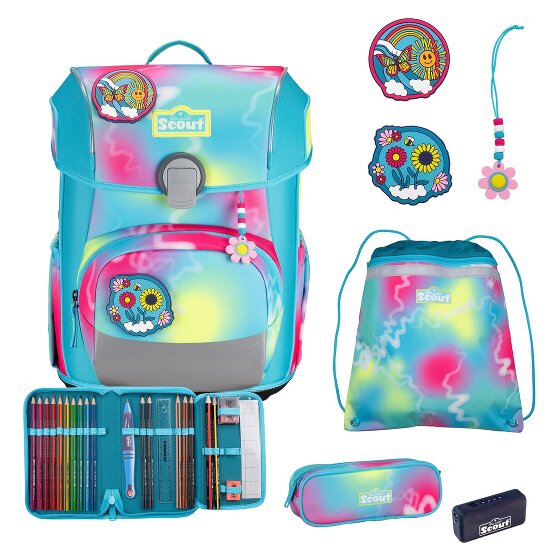 Scout Neo Exklusiv Safety Light Juego de mochilas escolares 5 piezas