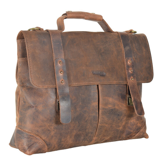 Greenland Nature Maletín clásico de piel 41 cm