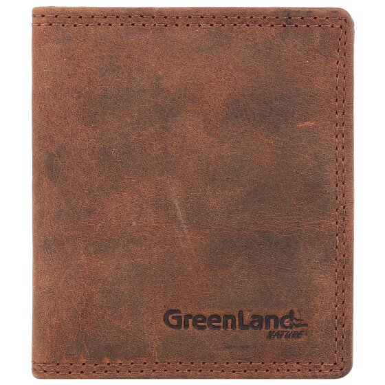Greenland Nature Estuche para tarjetas de crédito Montenegro de cuero RFID 8,5 cm