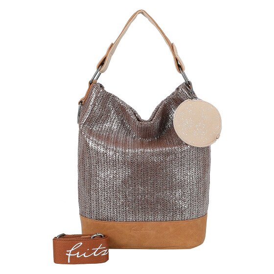 Fritzi aus Preußen Limited Painted Straw Bolsa de hombro 27 cm