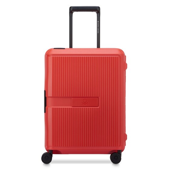 Delsey Paris x United Colors of Benetton Color Block Hardside Trolley de cabina de 4 ruedas 55 cm