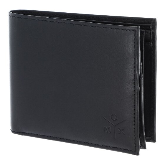oxmox Leather Cartera Bloqueo RFID Piel natural 12 cm