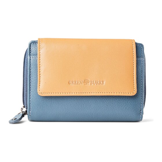 Greenburry Nappa Cartera Protección RFID Piel 14 cm