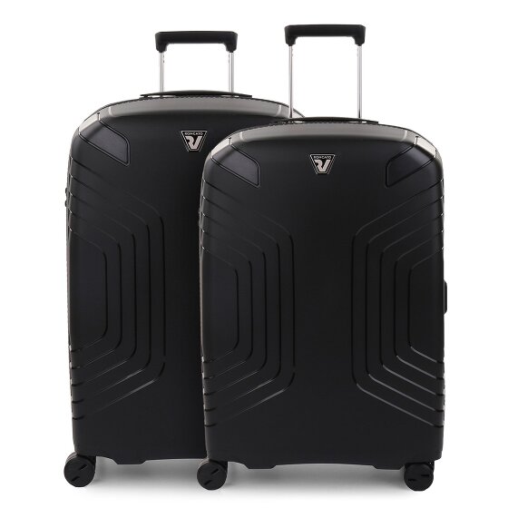 Roncato Ypsilon 4 ruedas Juego de maletas 2 piezas con pliegue de expansión