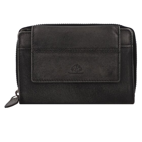 Greenburry Destressed Cartera Protección RFID Piel 13.5 cm