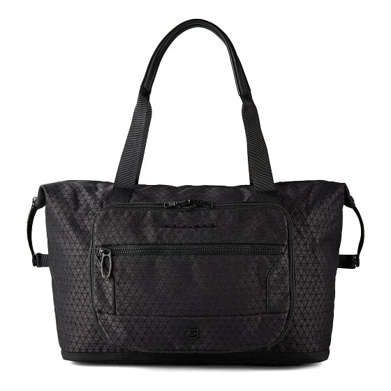 Piquadro Hex Bolsa de hombro 28 cm con pliegue de expansión