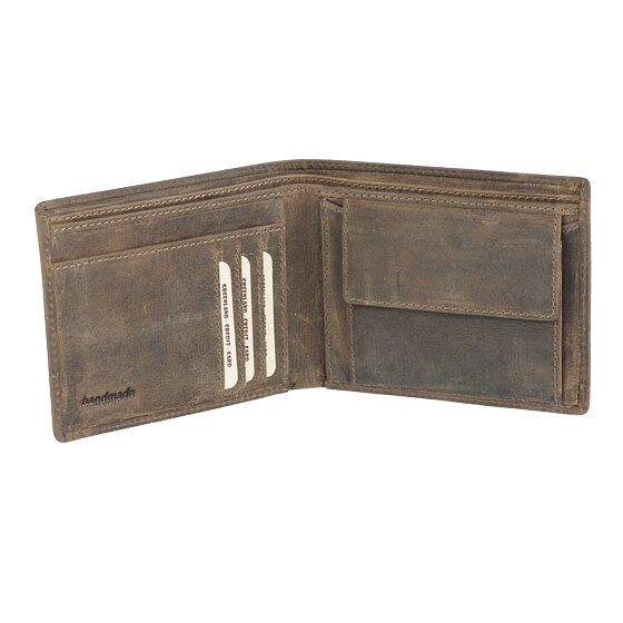 Greenland Nature Cartera de cuero Rubí 10,5 cm