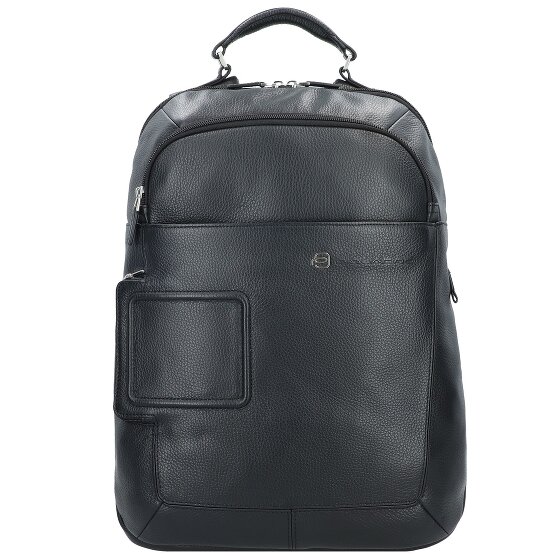 Piquadro Vibe Mochila de día Piel natural 42.5 cm Compartimento para laptop