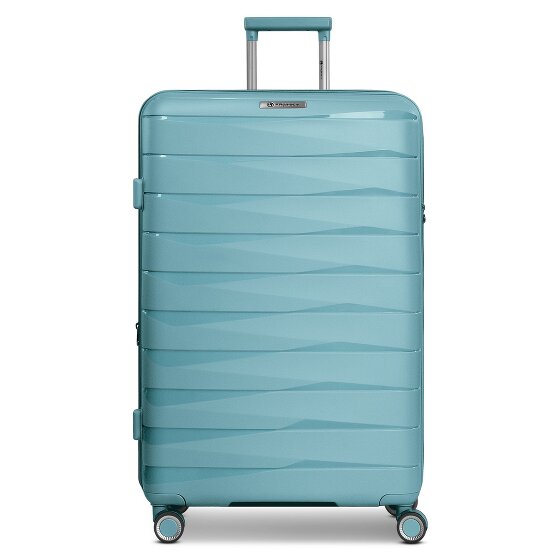 Franky London 4 ruedas Carrito L 74 cm con pliegue de expansión