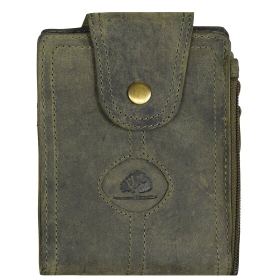 Greenburry Funda de cuero vintage para el cuello 11 cm