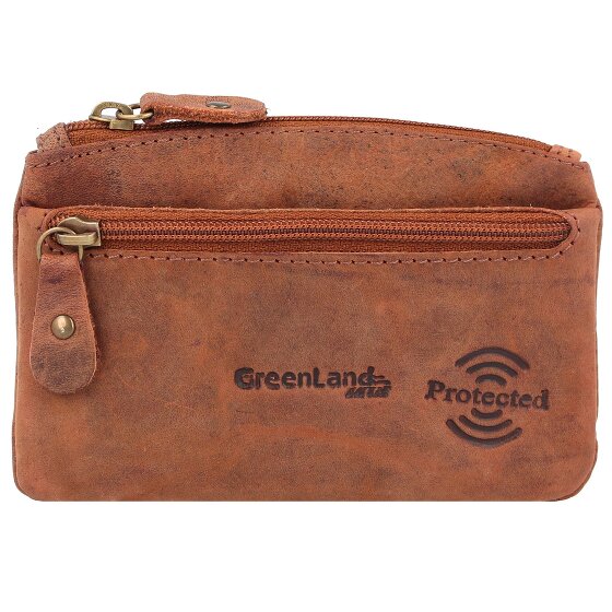 Greenland Nature Estuche para llaves Montenegro de cuero RFID 13 cm