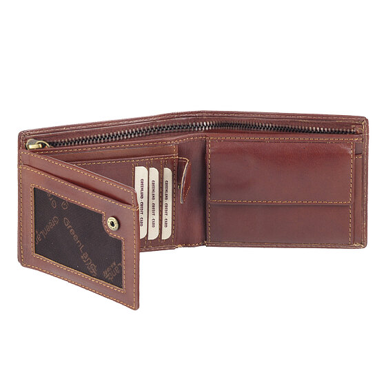 Greenland Nature Cartera de cuero Rubí 12,5 cm