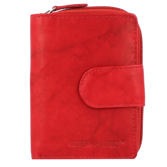 Greenburry Billetera básica de cuero RFID 9 cm