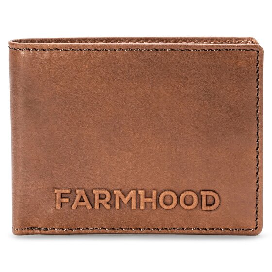 Farmhood Nashville Cartera Bloqueo RFID Piel natural 13 cm