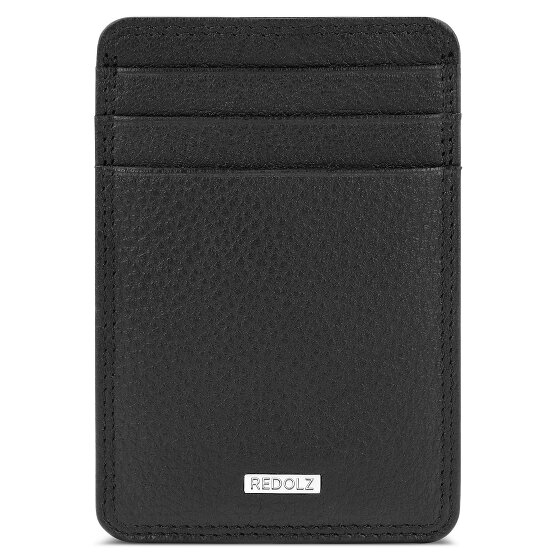 Redolz Tarjetero de piel Essentials RFID 7 cm con pinza para billetes