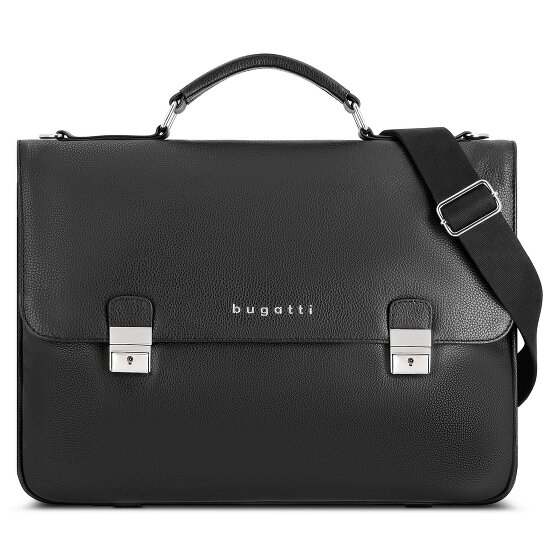 bugatti Valencia maletín RFID piel 40 cm compartimento para portátil