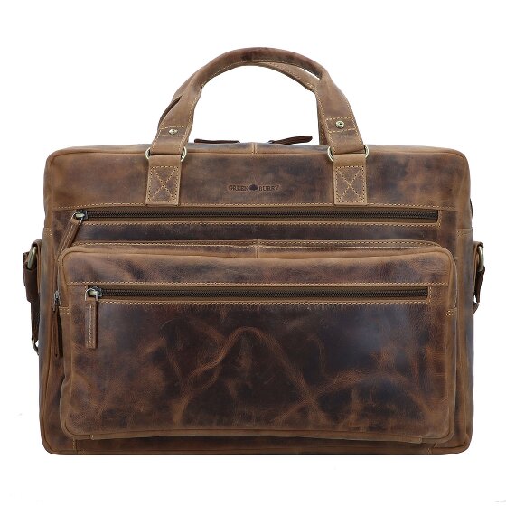 Greenburry Vintage Maletín Piel 43 cm Compartimento para el portátil