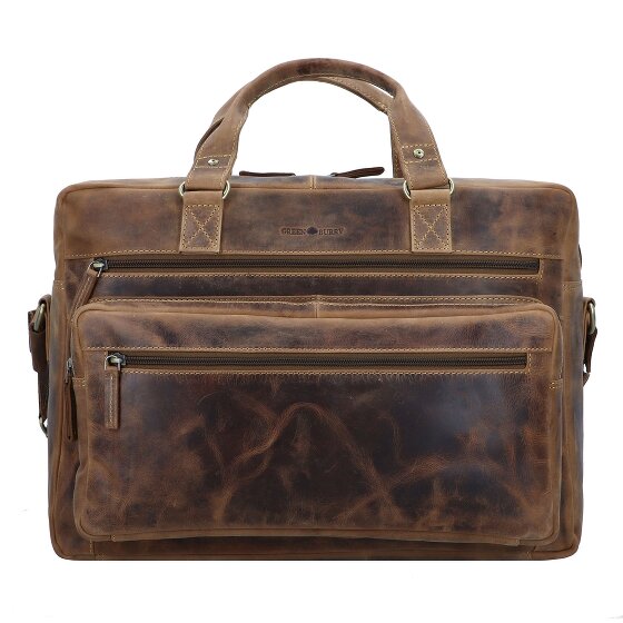 Greenburry Vintage Maletín Piel 43 cm Compartimento para el portátil
