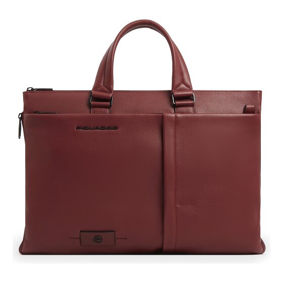 Piquadro Russel Maletín Protección RFID Piel 42 cm Compartimento para el portátil