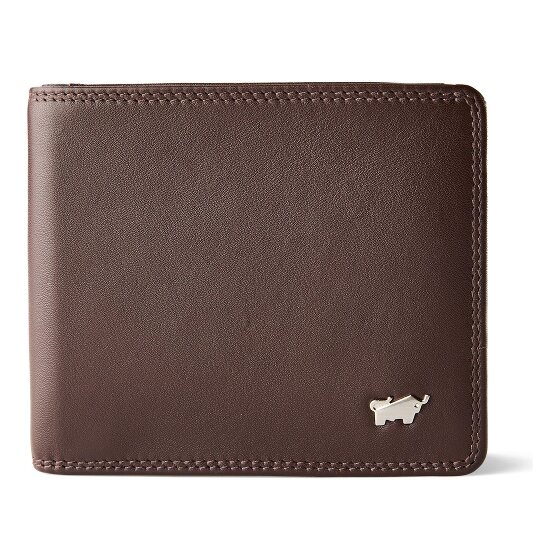 Braun Büffel Golf 3.0 Estuche para tarjetas de crédito Protección RFID Piel 9 cm