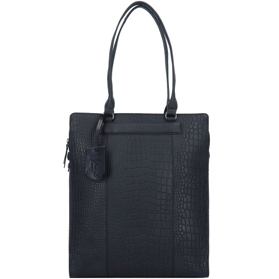 Burkely Bolsa de hombro Casual Carly Piel 33 cm Compartimento para portátil