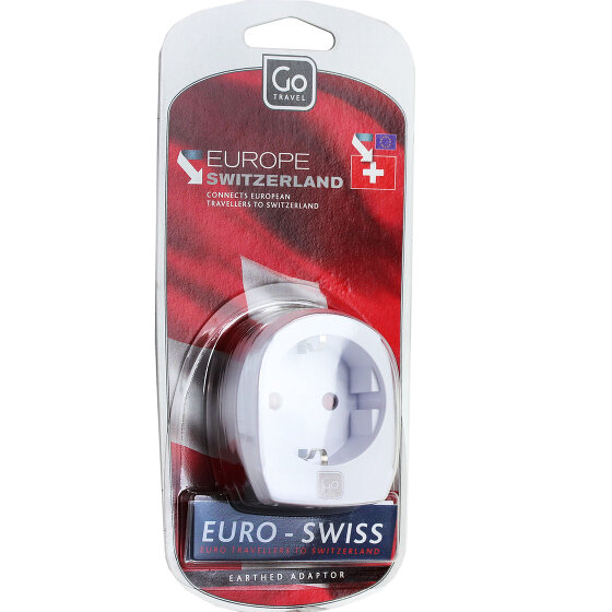 Go Travel Adaptador de viaje Suiza-Europa