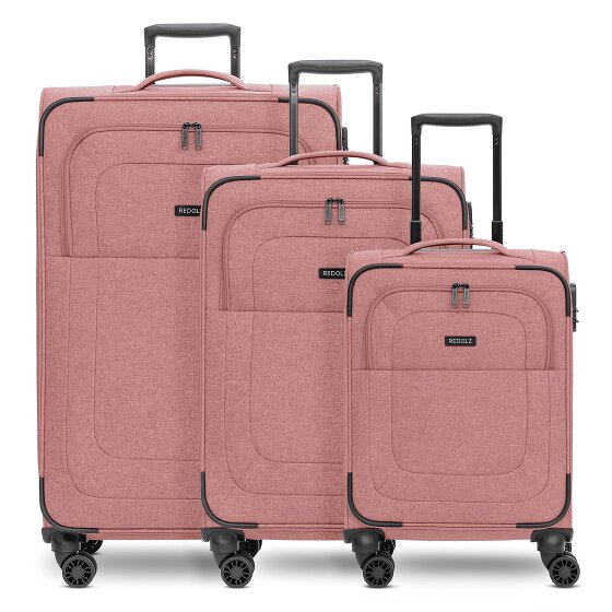 Redolz Essentials 12 THREE SET 4 ruedas Set de maletas 3 piezas Con fuelle expandible